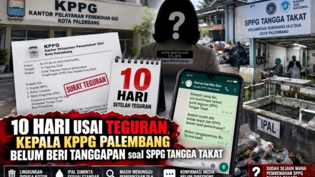 Teguran Sudah Dilayangkan, 10 Hari Berlalu KPPG Palembang Belum Beri Tanggapan